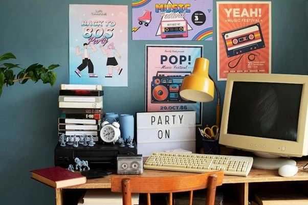 Contoh Ruang Kerja Vintage