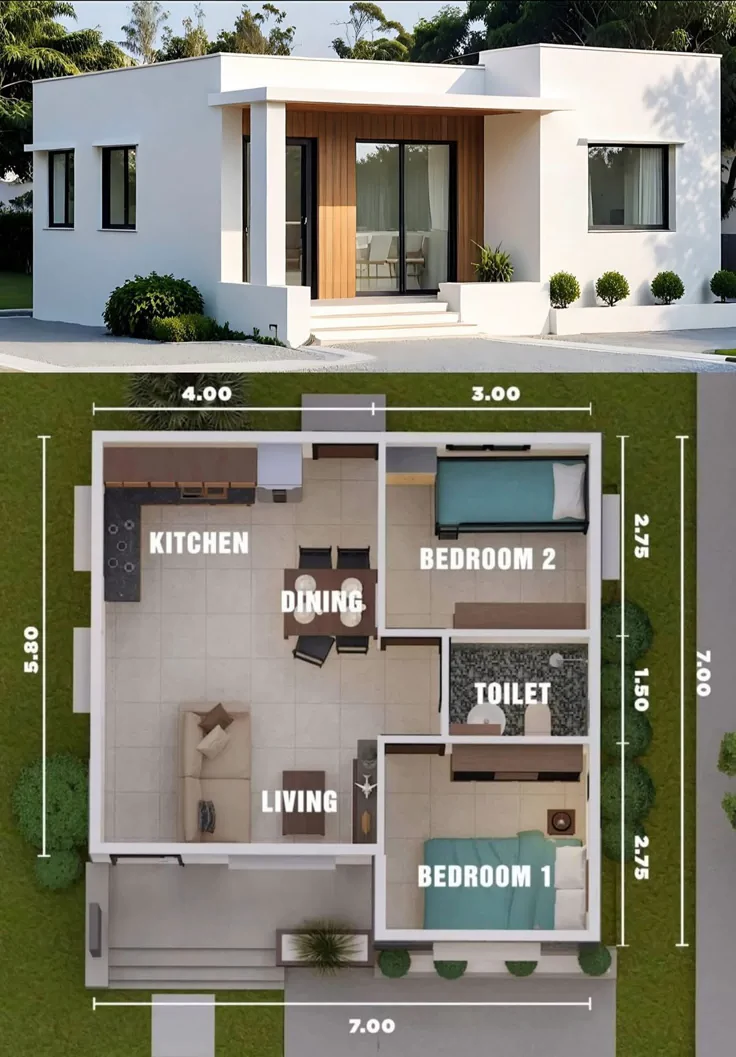 Desain rumah minimalis bergaya industrial