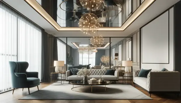 Contoh Cermin langit di dalam rumah