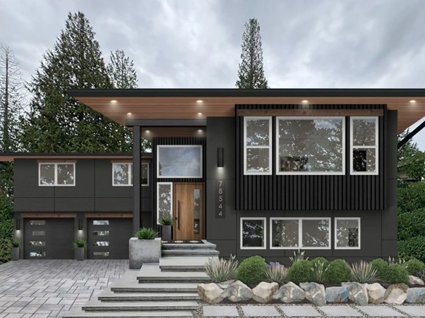 Contoh Fasad rumah dengan berbagai warna