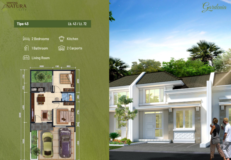 Desain Fungsional pada Rumah Tipe Gardenia