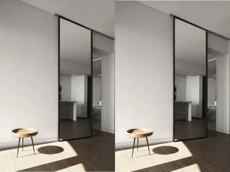 Pintu Cermin Full-Height