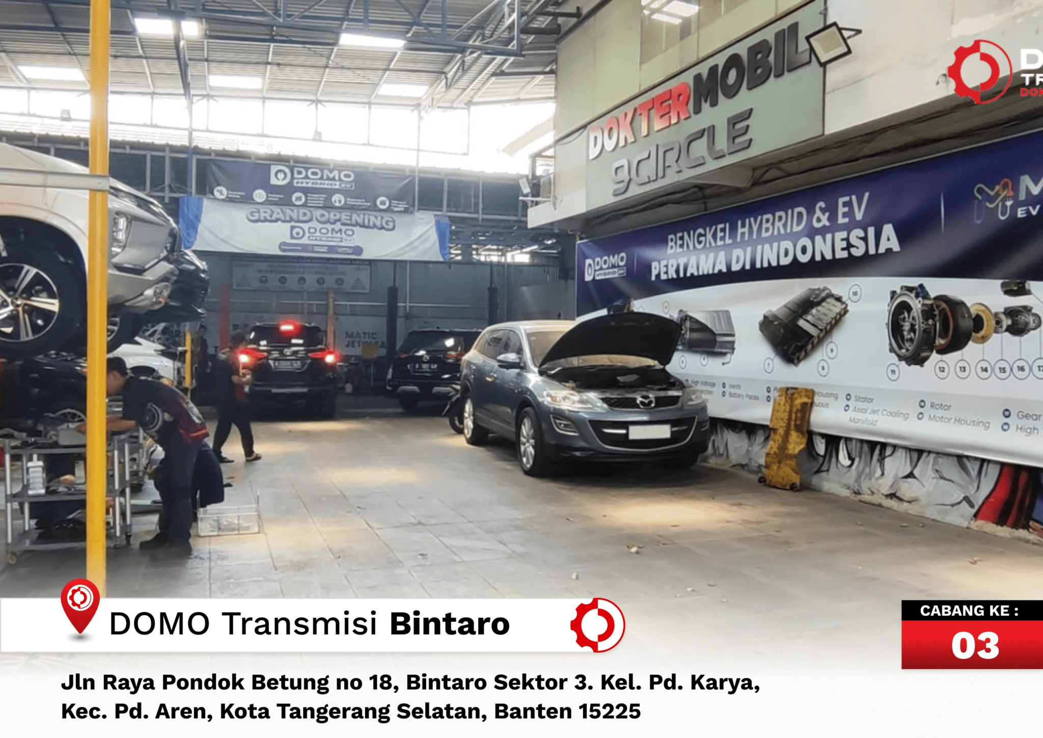 Bengkel Domo Transmisi BSD