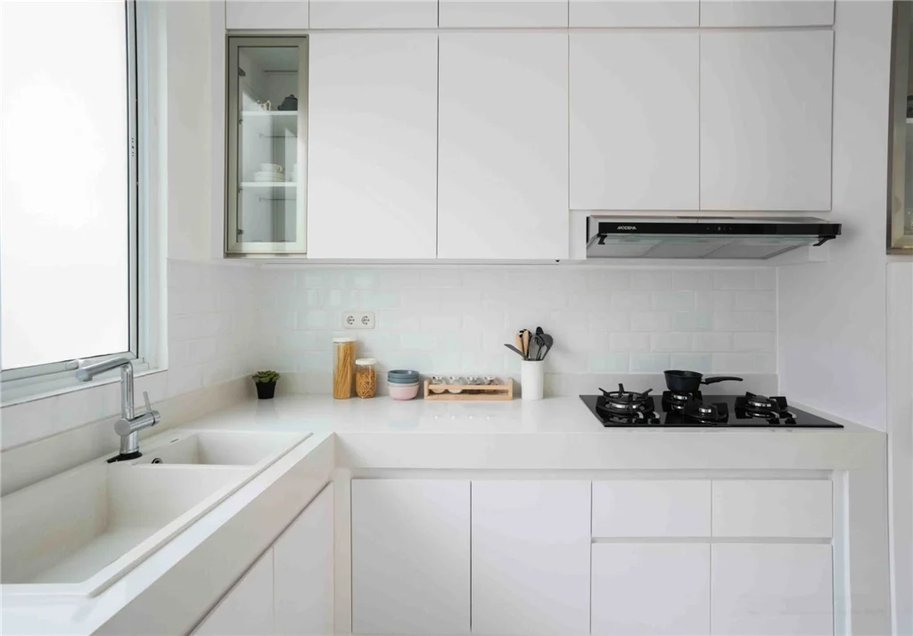 Dapur Minimalis Serba Putih