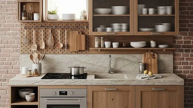 Dapur Minimalis dengan Warna Earth Tone