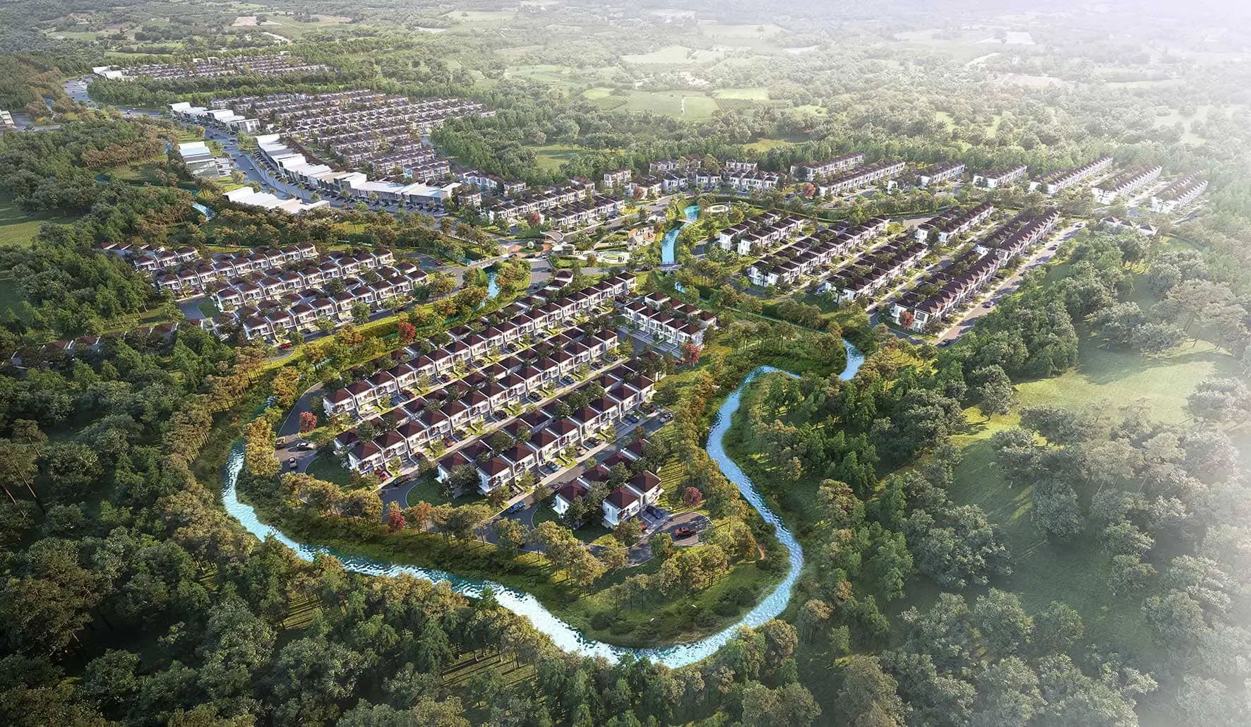 Kawasan Hijau di Serpong Natura City