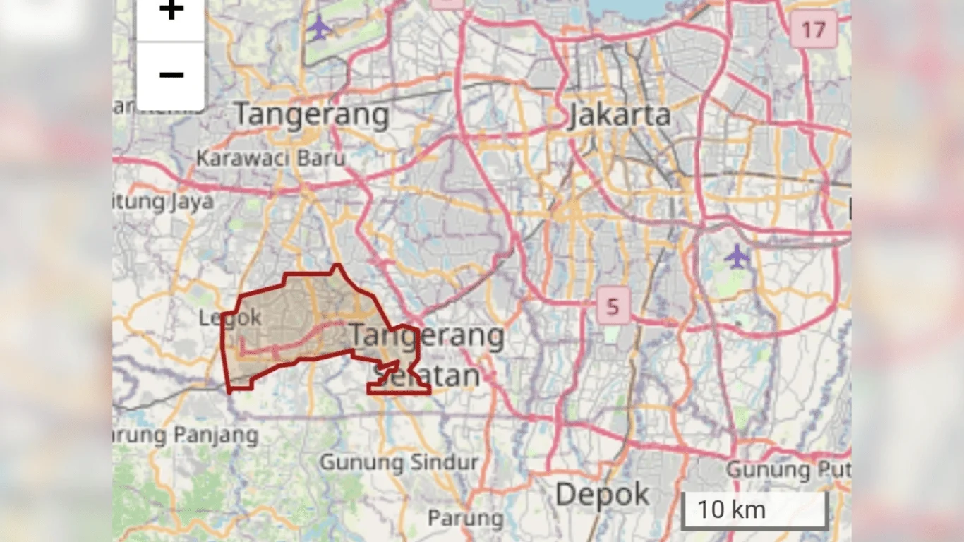 Peta BSD City
