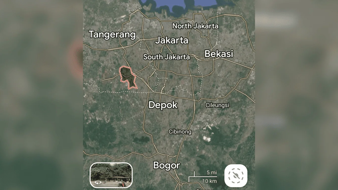 Peta Serpong